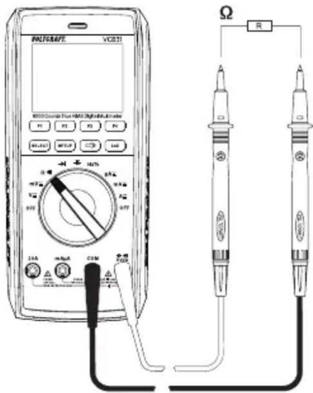 VOLTCRAFT VC831 - Widerstandsmessung - 2