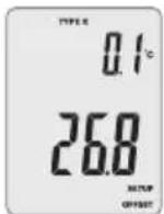 VOLTCRAFT UM51 200 - Configuration du décalage de la température - 1