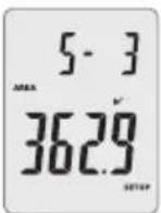 VOLTCRAFT UM51 200 - Grootte van de meetvlakoppervlak (voorselectie) instellen - 1