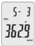 VOLTCRAFT UM51 200 - Configuration des dimensions de la surface de mesure (préselection) - 1