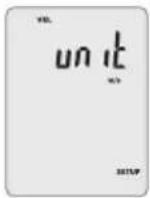 VOLTCRAFT UM51 200 - Einheit der Windgeschwindigkeit einstellen - 1