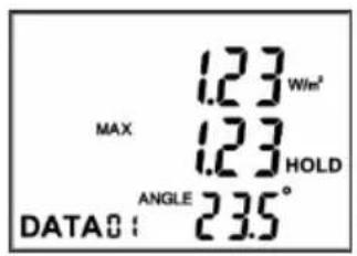 VOLTCRAFT SLX300 - Freezing/unfreezing a measured value - 1