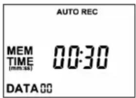 VOLTCRAFT SLX300 - Displaying the duration of the automatic measurement cycle - 1