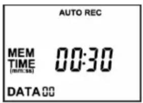 VOLTCRAFT SLX300 - Afficher la durée de la mesure automatique - 1