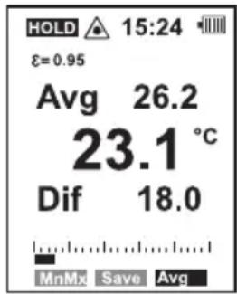 VOLTCRAFT IR 120150D - Minimum, maximum, average and differential measurement function - 3