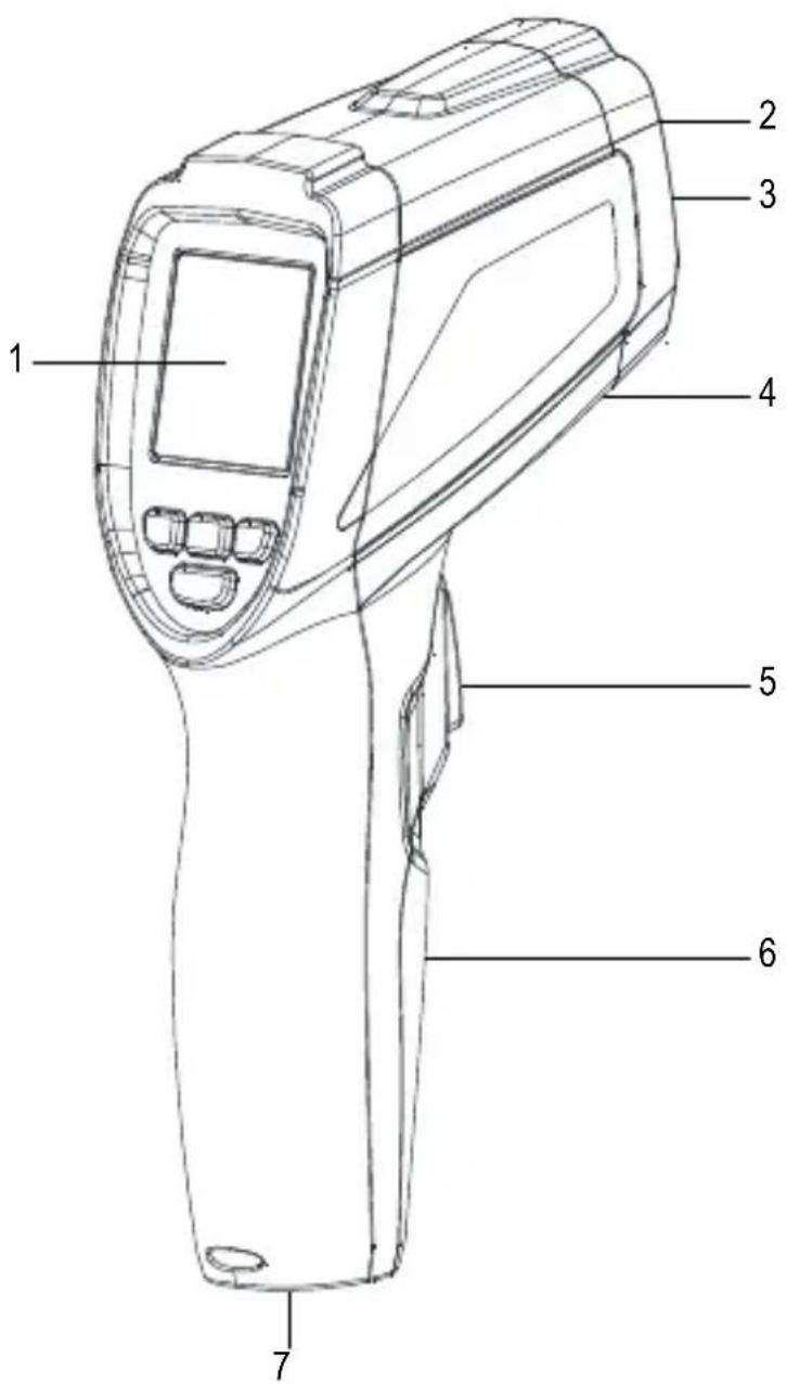 VOLTCRAFT IR 80020C - Éléments de fonctionnement - 1