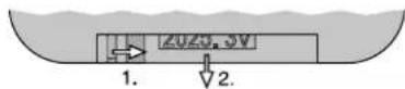 Monacor TXA1022CD - Replacing the battery: - 1