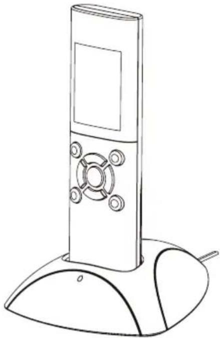 Sygonix EM4159 - c) Steek de handset in het laadstation en laad de batterij op - 2