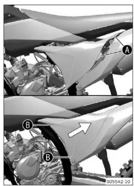 KTM 125 SX (2023) - Travaux d'entretien sur la partie-cycle - 1