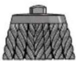 Porter-Cable PCCG400 - Wire Wheels - 2