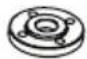 Porter-Cable PCCG400 - 4.5" (115 mm) Grinding Wheels - 4