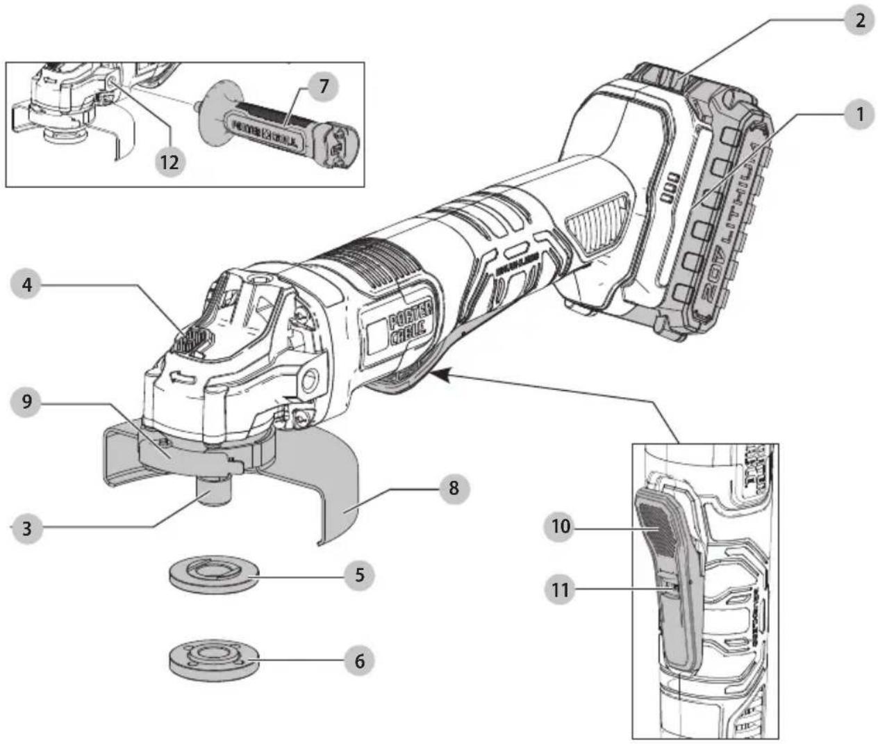 Porter-Cable PCCG400 - 1