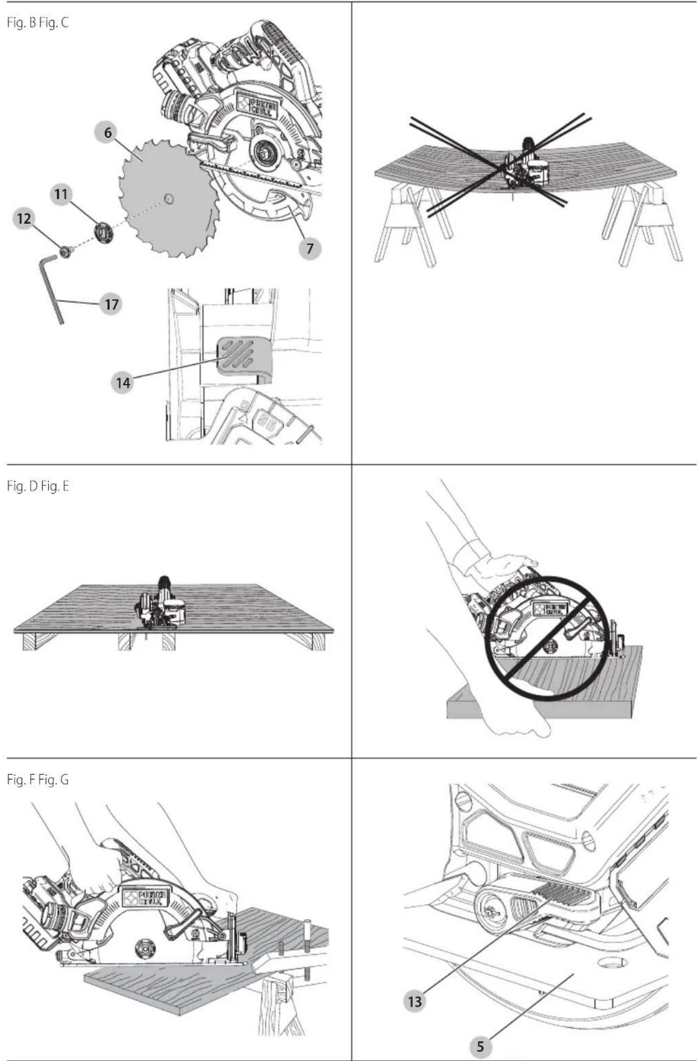 Porter-Cable PCCS500 - Components - 1