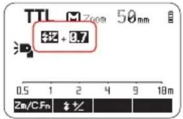 Hähnel MODUS 600RT MK II (Sony) - Einstellung FEC: - 2