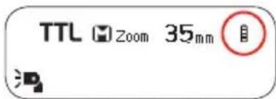 Hähnel MODUS 600RT MK II (Sony) - Indication du niveau de la batterie - 1