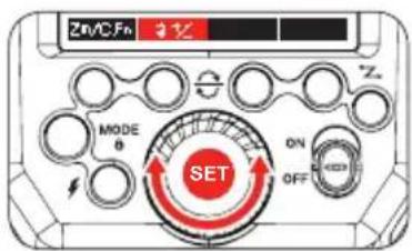 Hähnel MODUS 600RT MK II (Sony) - Einstellung FEC: - 3