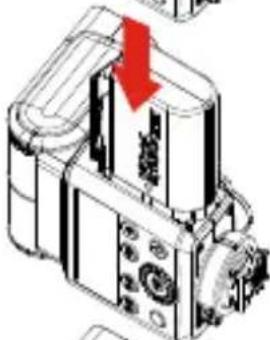 Hähnel MODUS 360RT (Fujifilm) - • Fitting and Removing the Battery - 2