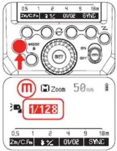 Hähnel MODUS 600RT MK II (Nikon) - Mode flash - flash manuel - 1