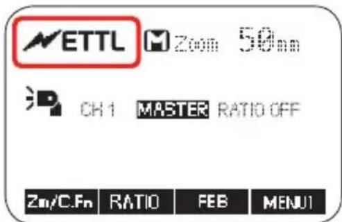 NETTL Zoom 50mm CH 1 MASTER RATIO OFF Zn/C.Fn RATIO FEB MENU