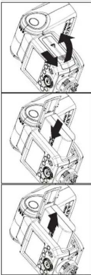 Hähnel MODUS 600RT MK II (Canon) - Fitting and Removing the Battery - 1