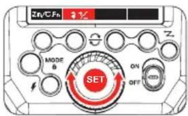 Hähnel MODUS 600RT MK II (Micro 43) - Einstellung FEC: - 3