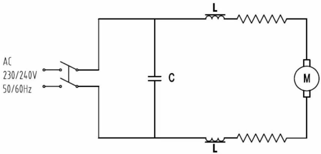 Holzmann MKS 180 - SCHALTPLAN / WIRING DIAGRAM - 1