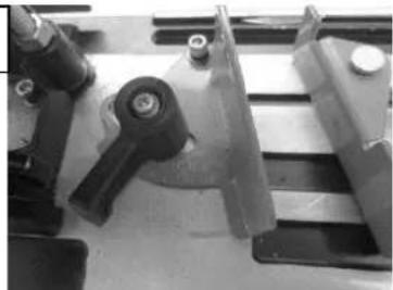 Holzmann MKS 180 - Einstellung des Gehrungswinkels - 1