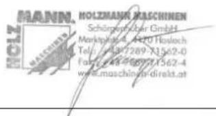 Holzmann BS 125M - Utilisation prévue - 1