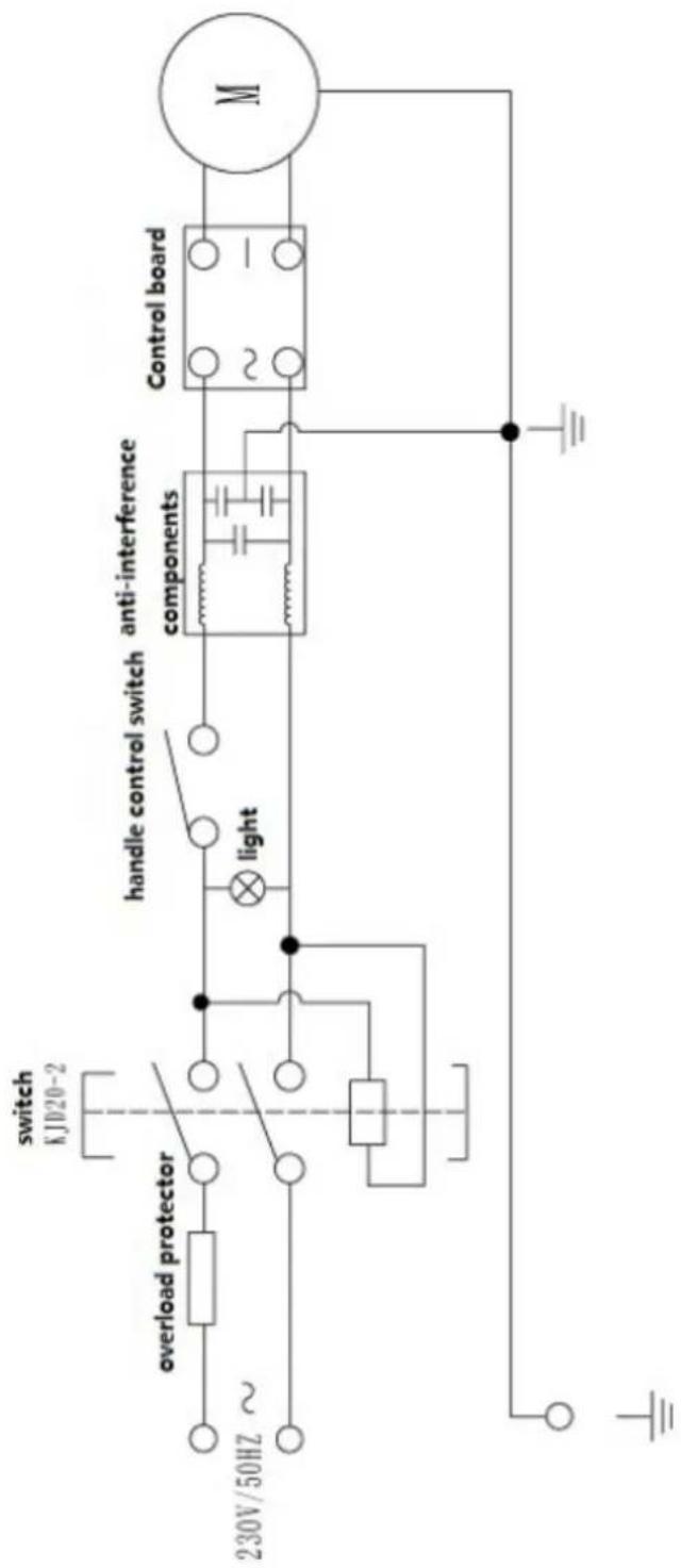 Holzmann BS 125M - ELEKTRISCHE SCHALTUNGEN / ELECTRIC DIAGRAM - 1