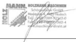Holzmann BS 125M - KONFORMI TÄTSERKLÄRUNG / CERTIFICATE OF CONFORMITY - 2