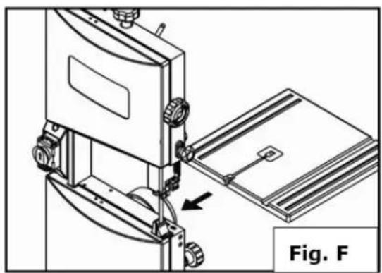 Holzmann HBS 230HQ - Mounting table assembly - 2