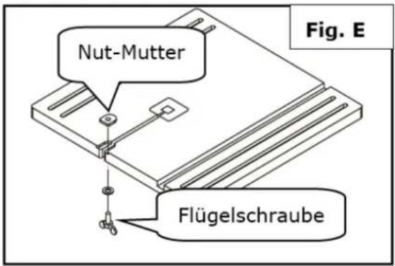 Holzmann HBS 230HQ - Arbeitstisch anschrauben - 1