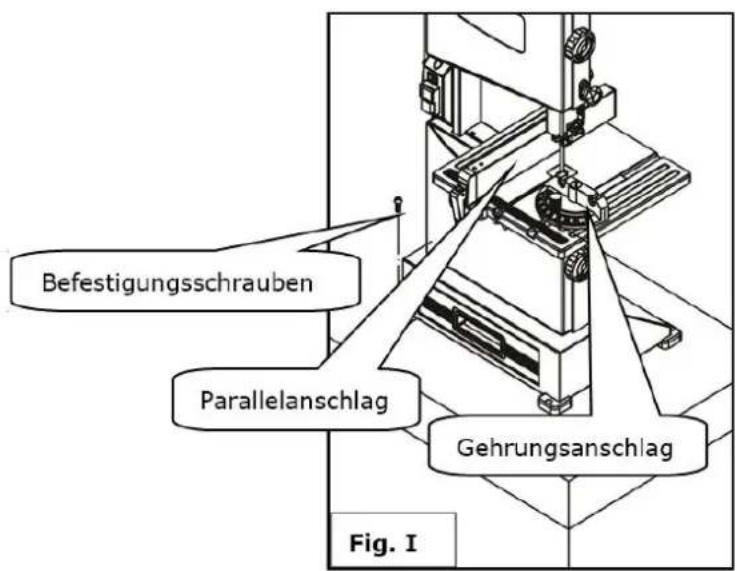 Holzmann HBS 230HQ - Arbeitstisch anschrauben - 4