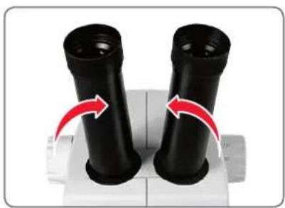 LEICA EZ4 W - Réglage de la distance interoculaire - 1