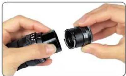 LEICA EZ4 W - Insertion des réticules - 2