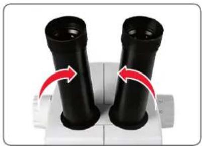 LEICA EZ4 W - Réglage de la distance interoculaire - 1