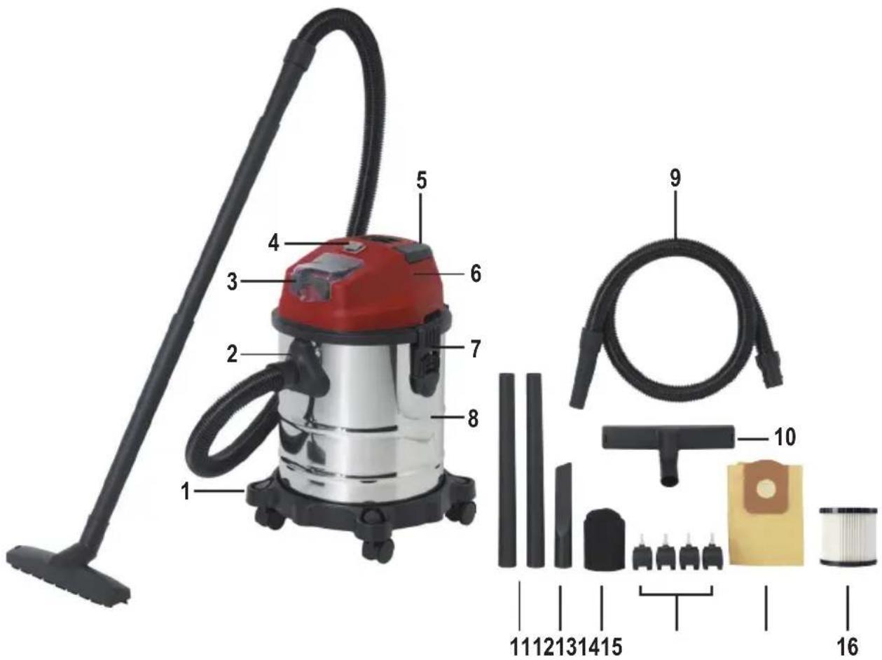 Toolcraft NTS200 - Éléments de commande - 1