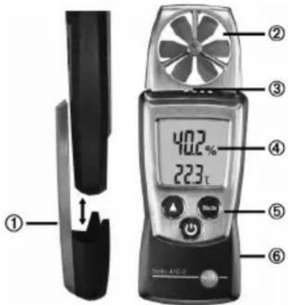 Testo 4102 - Краткая инструкция Testo 410-2 - 1