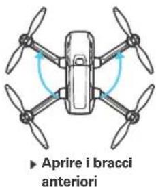 ► Aprire i bracci anteriori