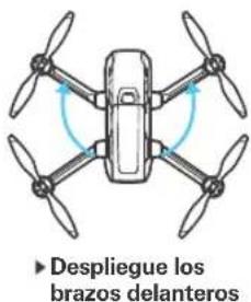 Despliegue los brazos delanteros
