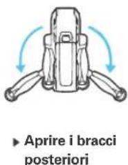 ► Aprire i bracci posteriori