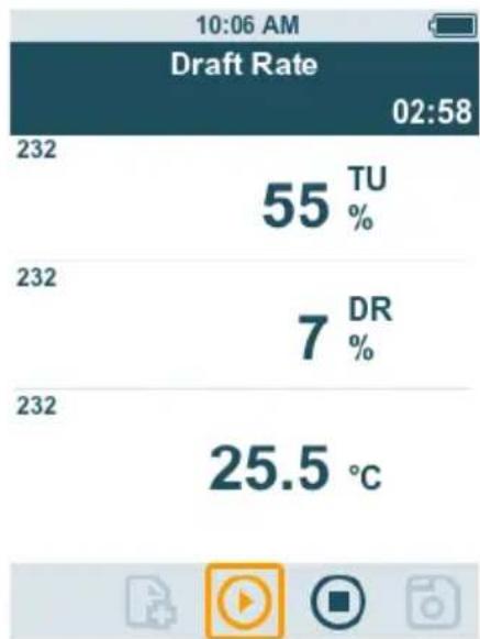 Testo 440 - Application degré de turbulence [Draft Rate] - 2