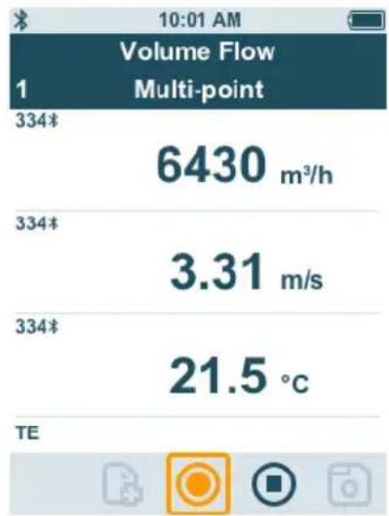 Testo 440 - Application débit volum. [volume flow] - 2