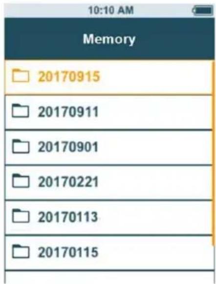 Testo 440 - Créer et effacer un dossier - 1