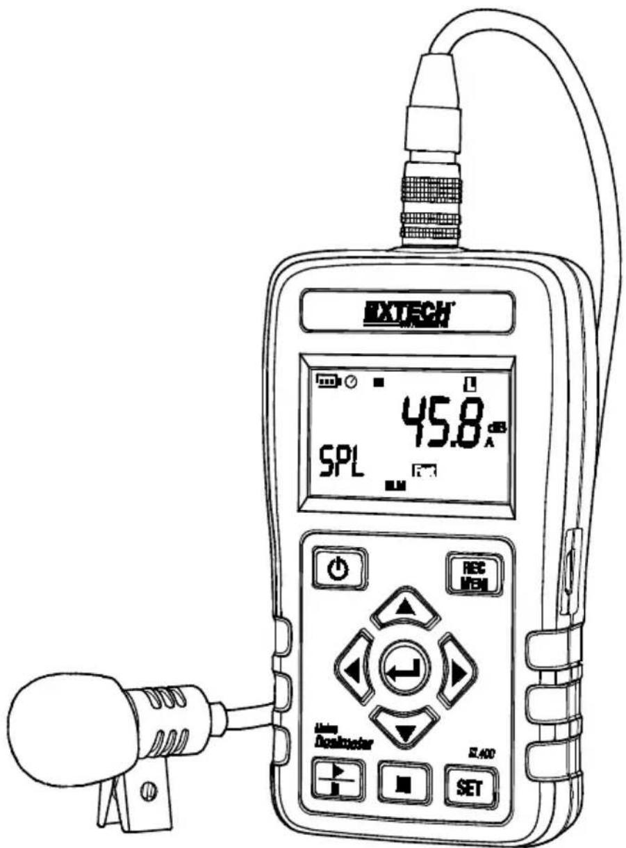 Extech SL400 - Dosimètre de bruit modèle SL400 - 1