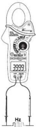 Extech EX810 - Mesures de la fréquence - 3