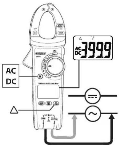 Extech MA445 - Mesures de tension de courants alternatif et continu - 2