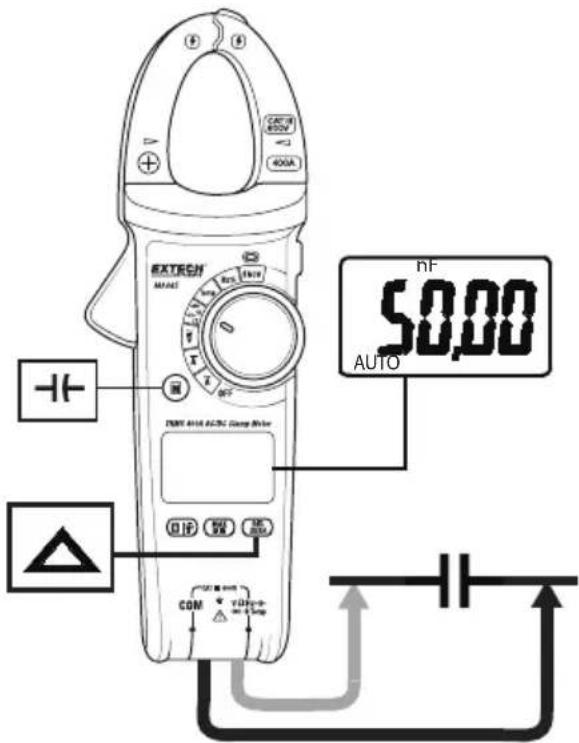 Extech MA445 - Mesures de la capacitance - 2