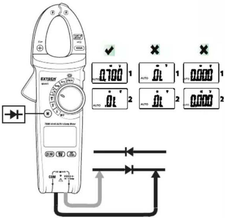 Extech MA445 - Mesures de la capacitance - 4