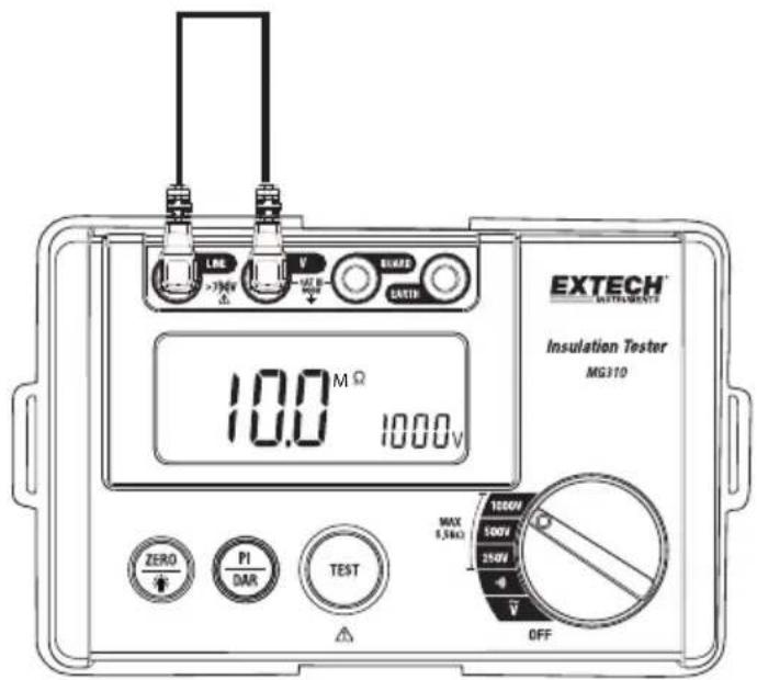 Extech MG310 - Fonction de TEST de précision automatique - 1